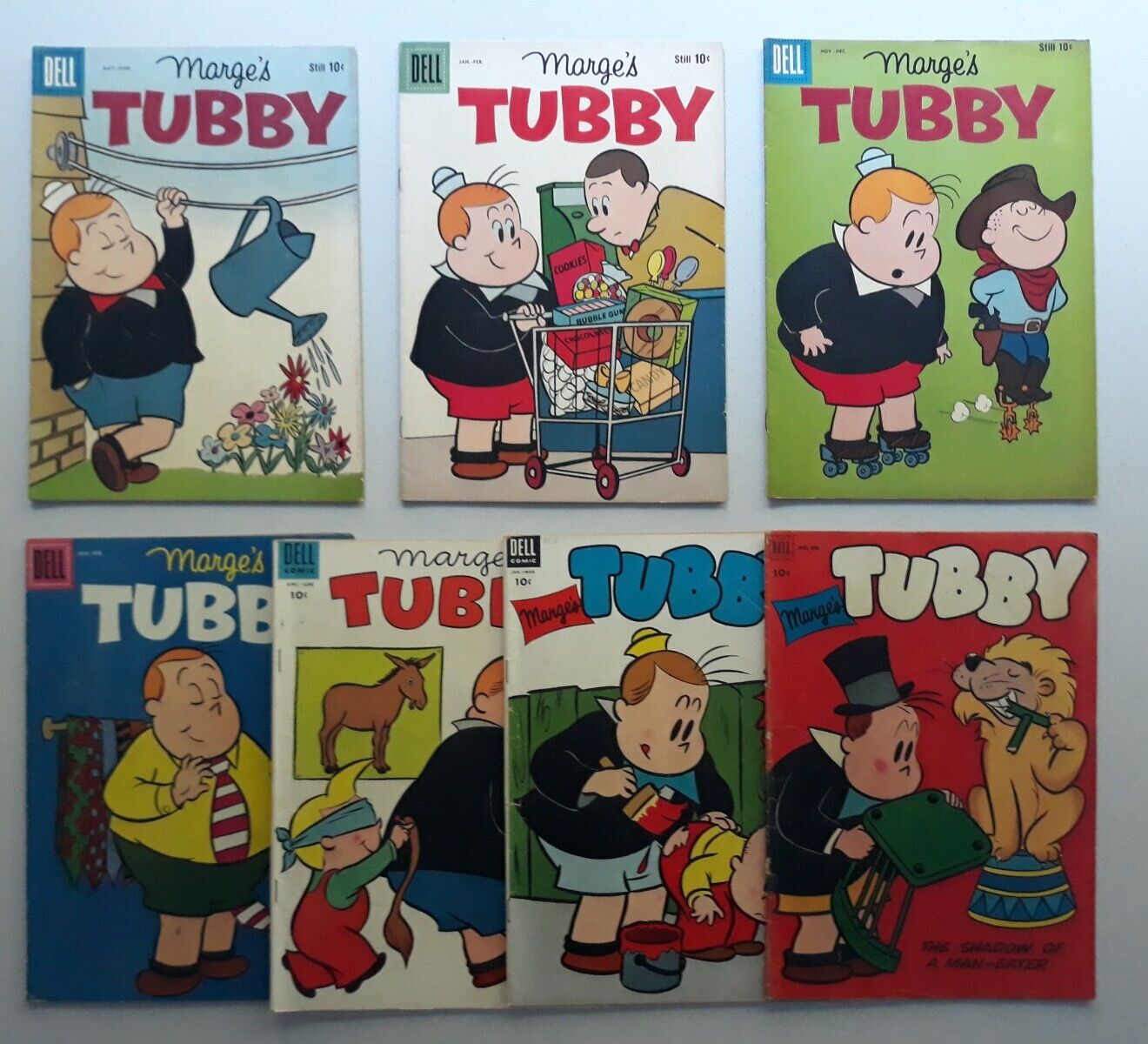 Marge's Tubby 7, 12, 20, 31, 32, 34 Four Color 430 Dell Golden Age 