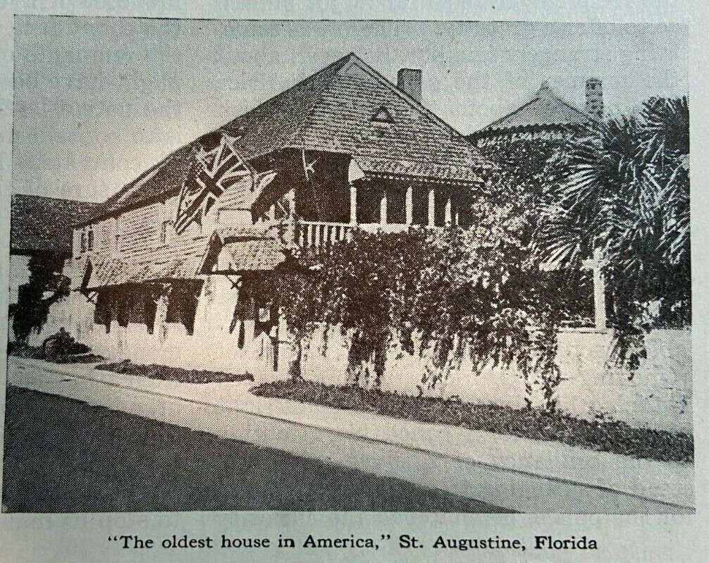 1920 St. Augustine Florida Savannah Georgia Miami Key West