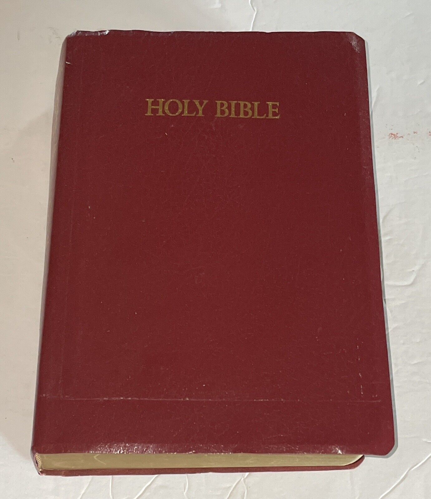 Holy Bible New KJV James 1994 Giant Print Edition Nelson Red Paperback Book