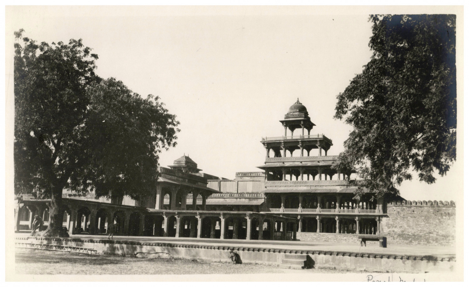 India, Sikri, Panch Mahal, Vintage Print, ca.1915 Vintage Print d's Print