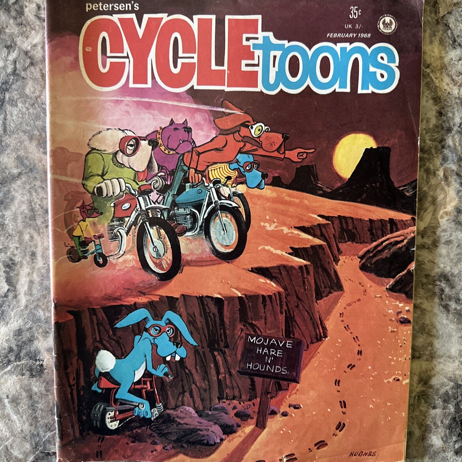Vintage Petersen’s Cycletoons Comic Book #1 February 1968