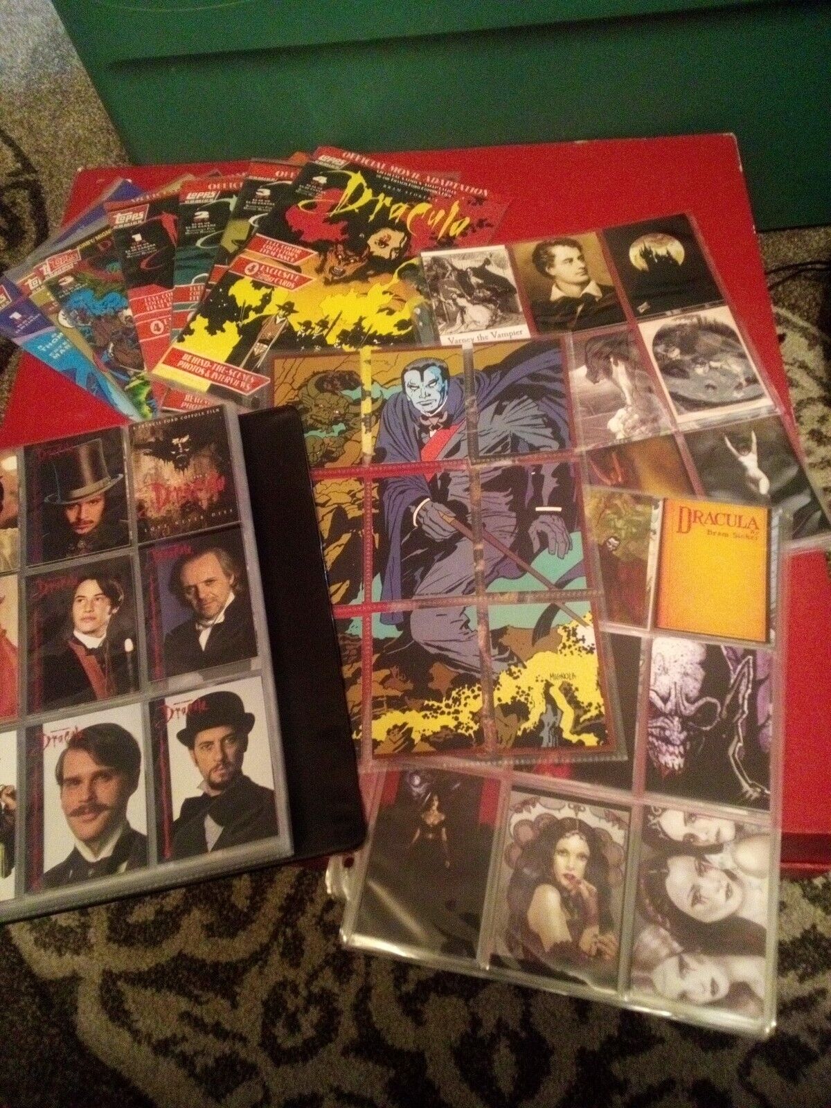 1992 Topps Bram Stocker’s Dracula Trading Card Collection lot With Magazines 