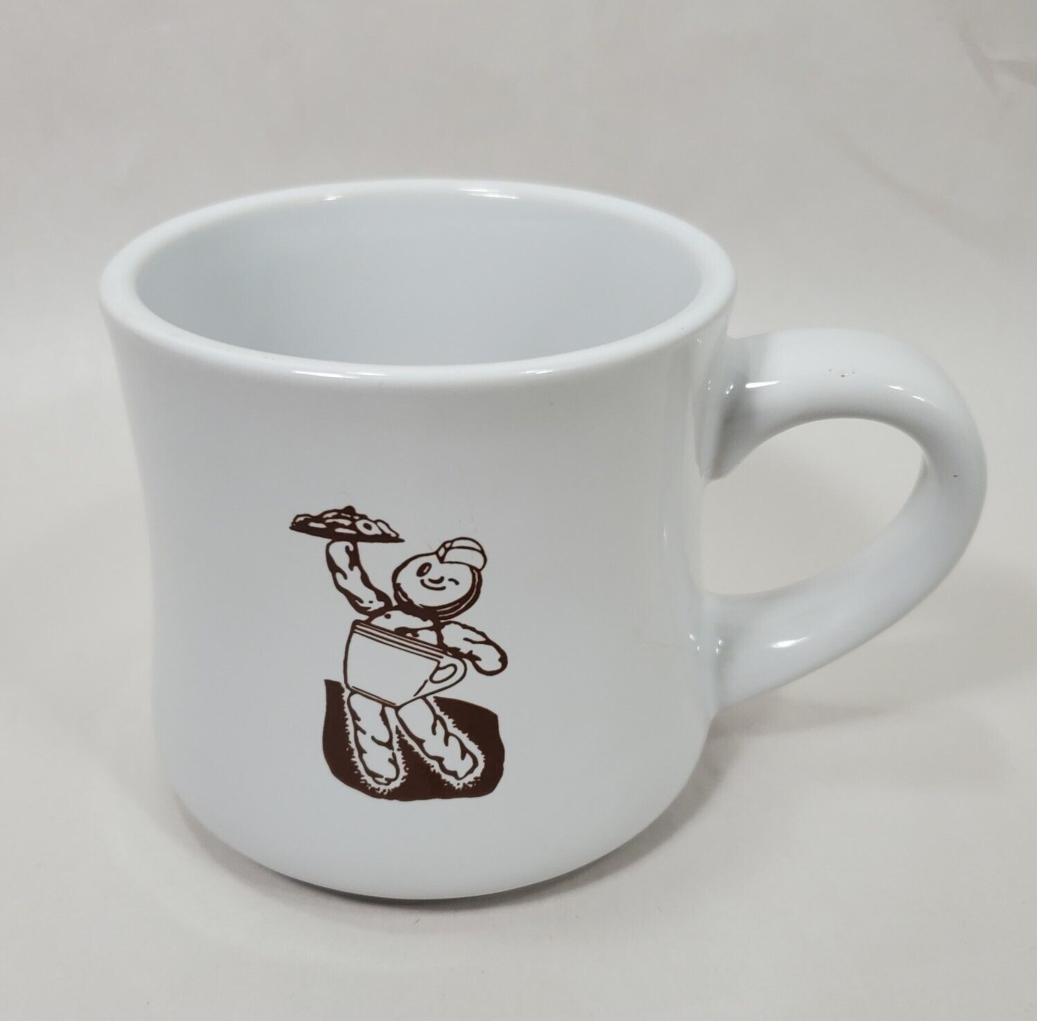 Dunkin Donuts Mug Vintage Advertising Coffee Cup 60s Dunkie Mascot Cursive Logo