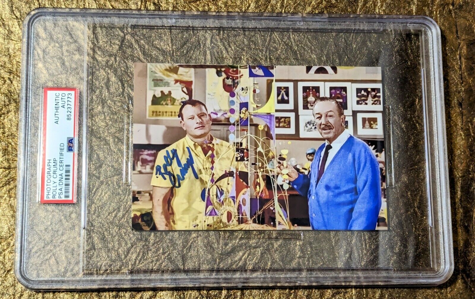 Rolly Crump Autograph Walt Disney Imagineer Legend PSA/DNA Signed Photo
