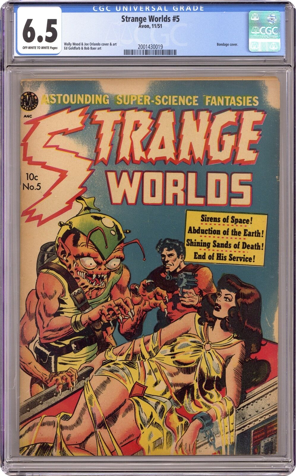 Strange Worlds #5 CGC 6.5 1951 2001430019