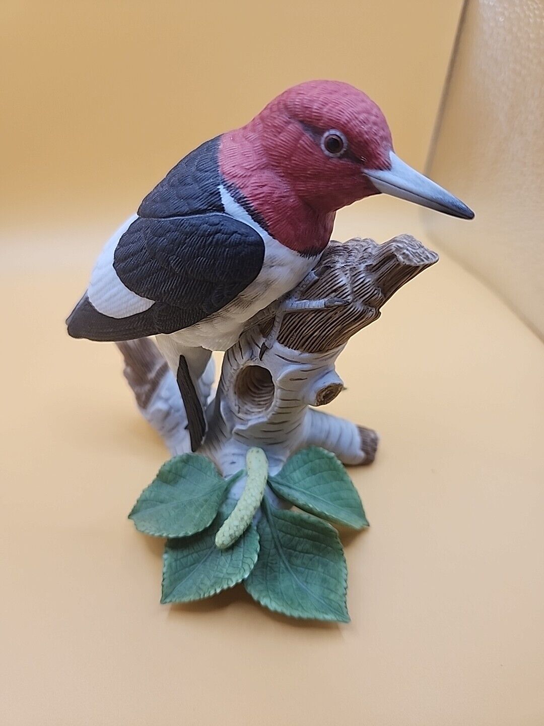 Red-headed Woodpecker Lenox Fine Porcelain 1999 Figurine 