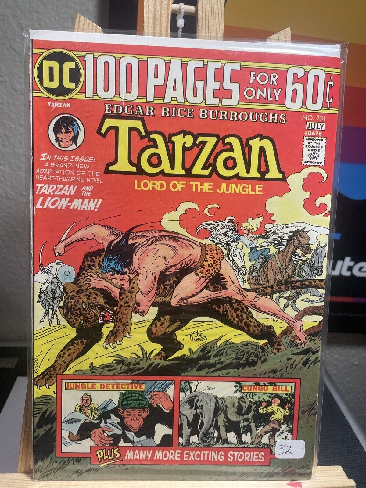 Tarzan #231 (1974) Edgar Rice Burroughs | DC Comics