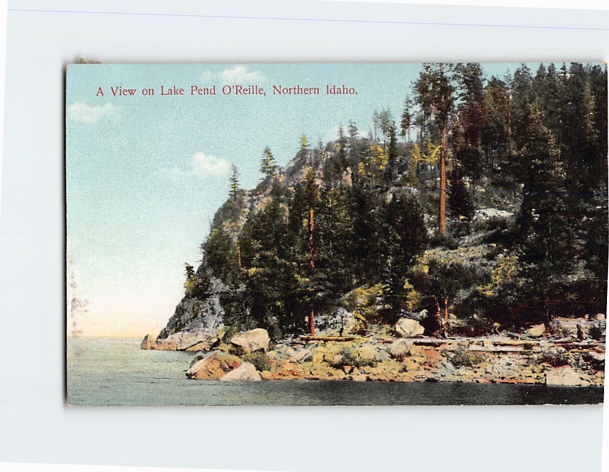 Postcard A View on Lake Pend O'Reille Northern Idaho USA
