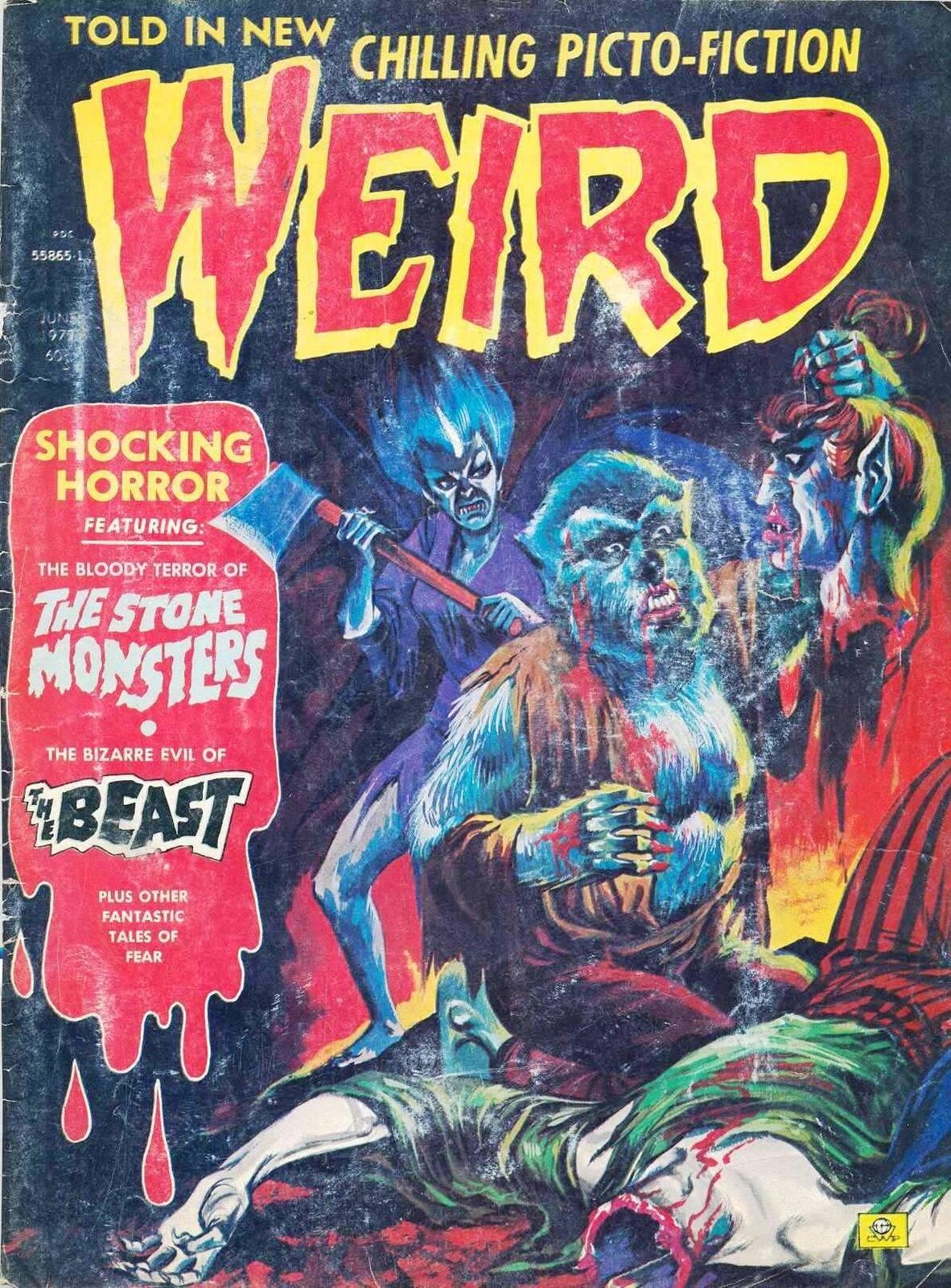 Weird (Eerie) #34 GD; Eerie | low grade - June 1972 The Beast Horror Magazine -