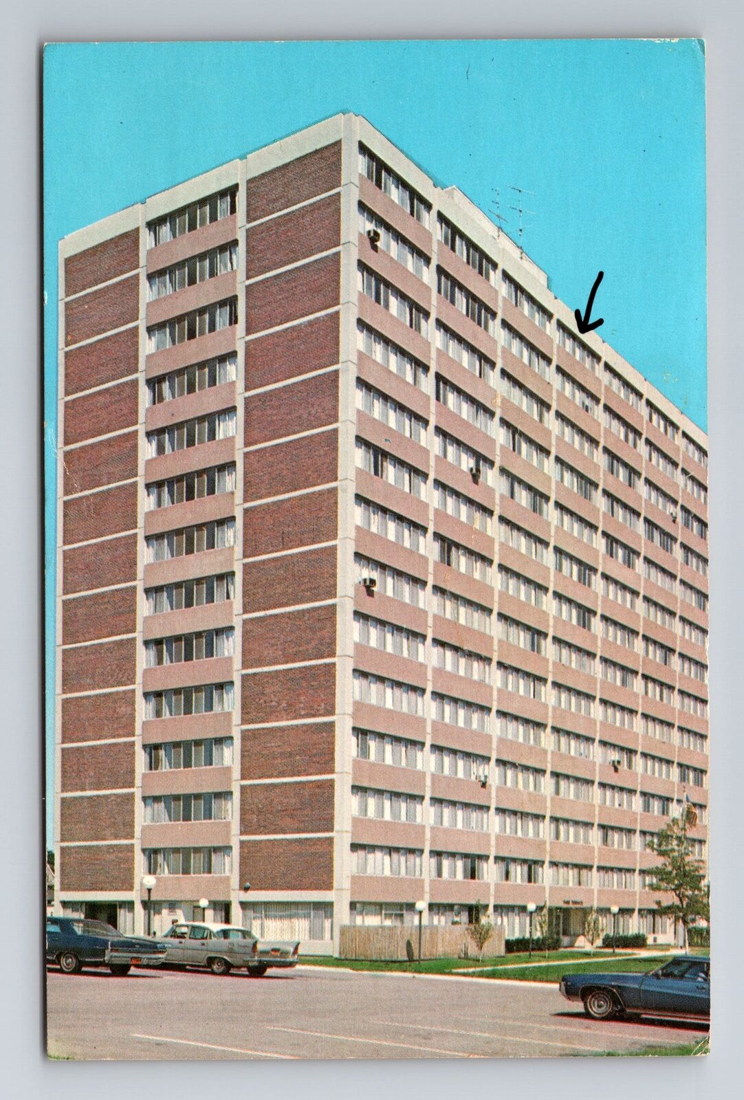 Rockford IL-Illinois, Park Terrace Apartments, Elderly Apts, Vintage Postcard