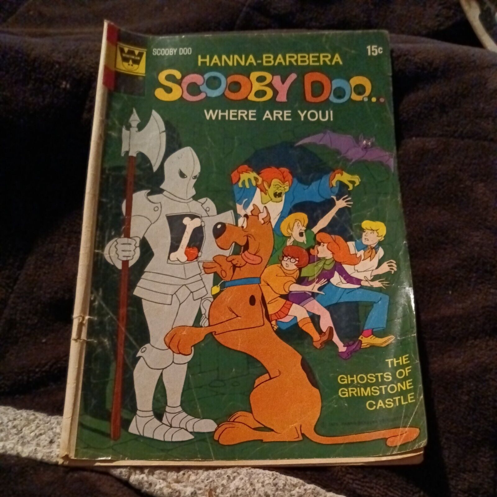 SCOOBY DOO WHERE ARE YOU #10 whitman variant 1972 HANNA BARBERA GOLD KEY COMICS