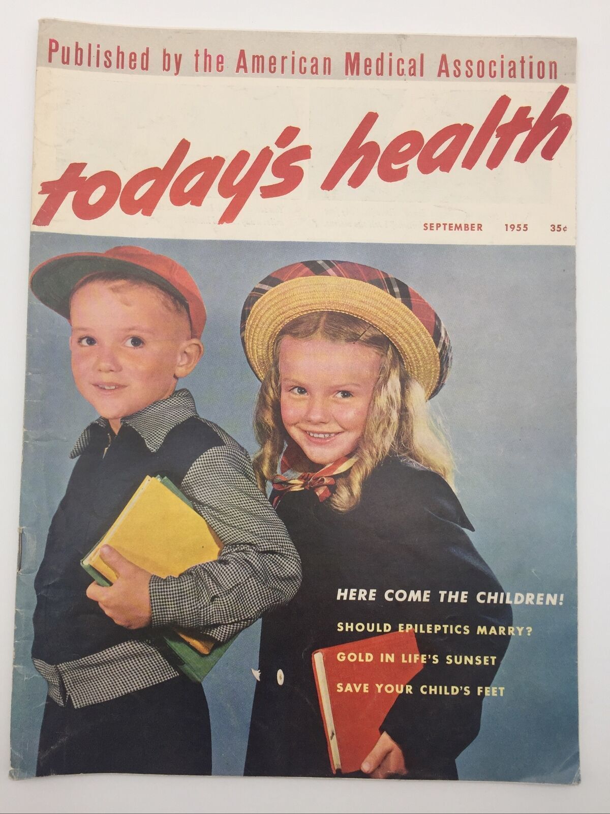 1955 September Today\'s Health by AMA Children Epileptics Save Your Child\'s Feet