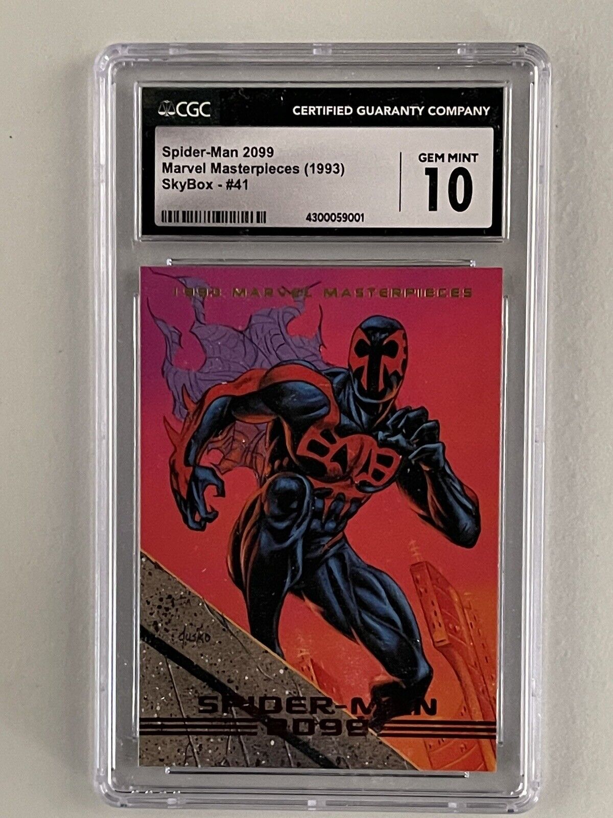 1993 Marvel Masterpieces. Spider-man 2099 #41. CGC 10 Gem Mint Newly Graded