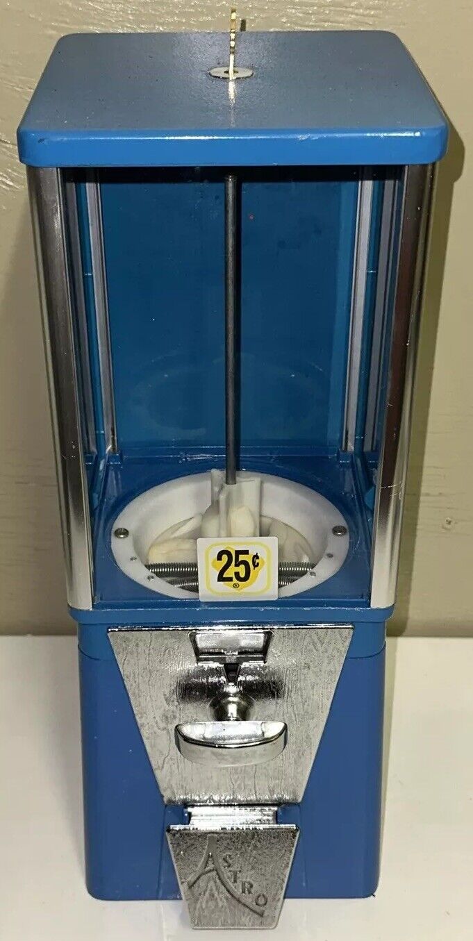 Vista 300 Oak Astro 25C Cents Quarter Per Gumball Gum Wheel Bulk Vending Machine