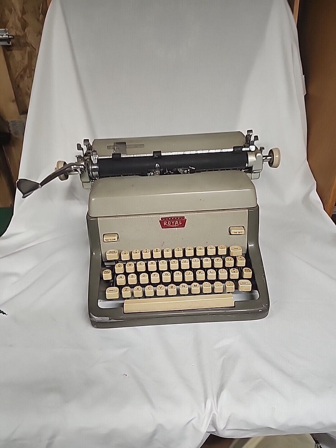 Vintage Royal Typewriter  1960s Grey Parts And Repair