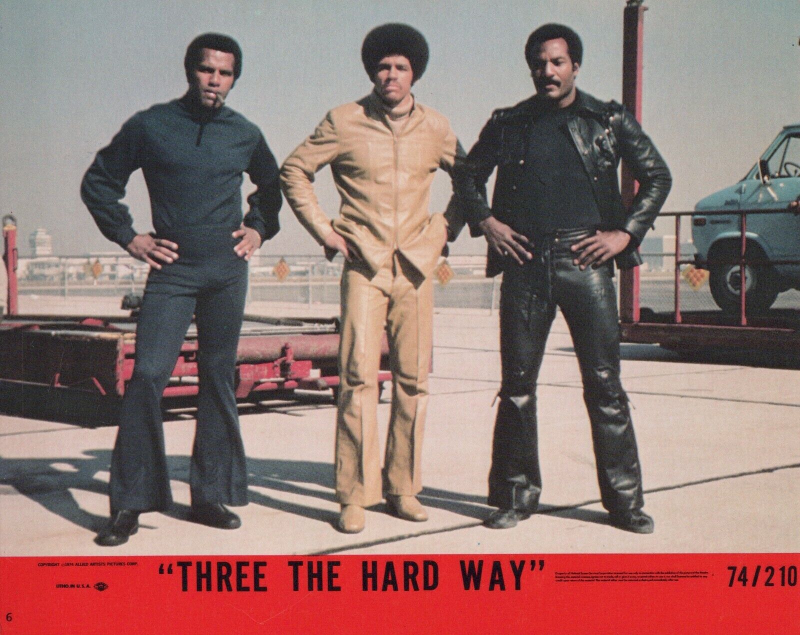 Jim Brown + Jim Kelly + Fred Williamson in Three the Hard Way (1974) Photo E37