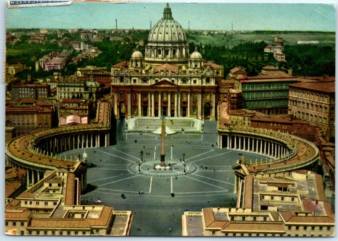 Postcard - St. Peter\'s Square - Rome, Italy