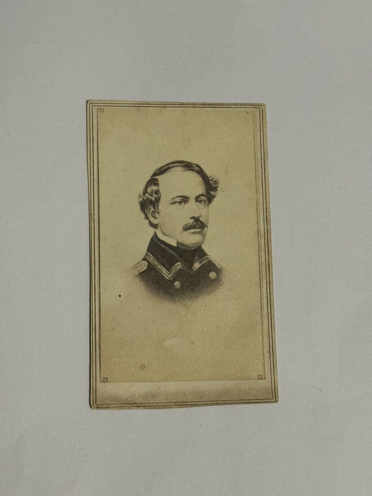CDV Of Young Robert E Lee, Mexican American War, Civil War General, Portrait