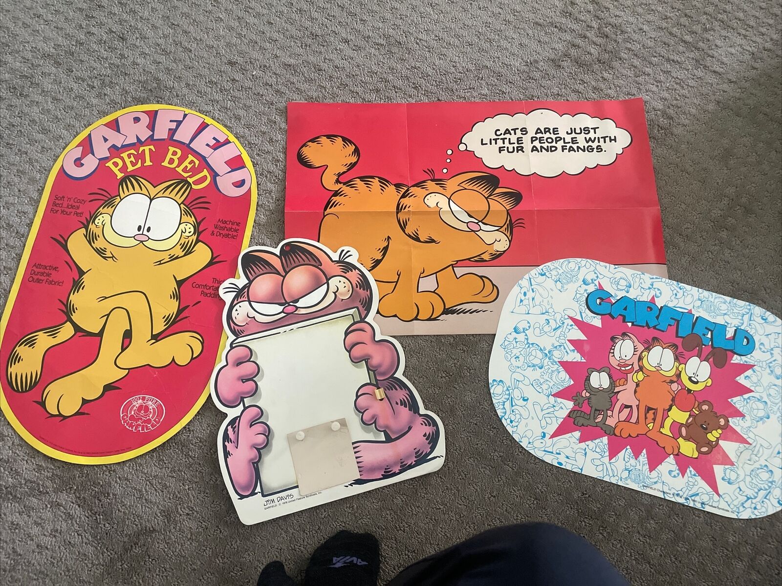 Vintage Garfield Wall Art And Placement