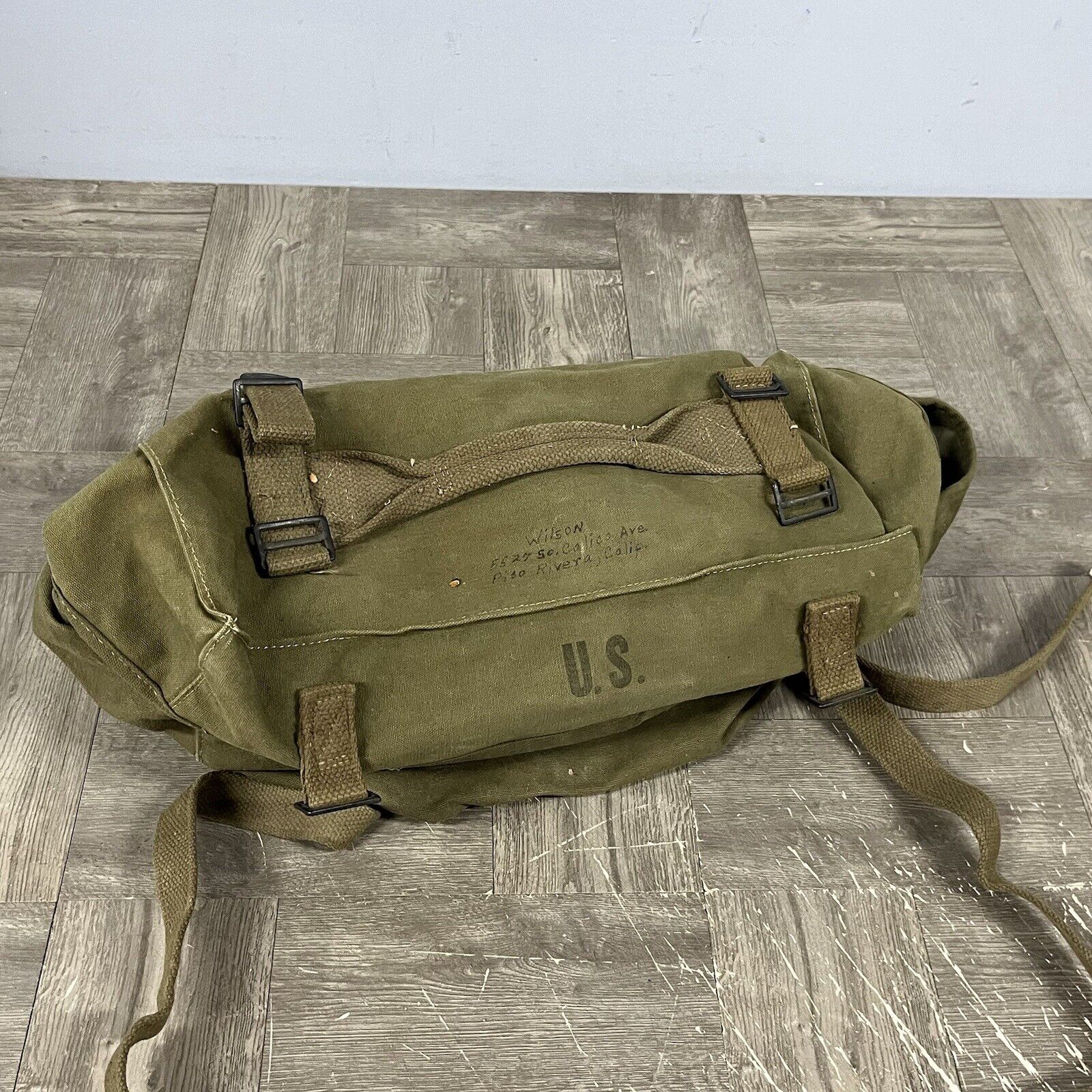 Original USGI WW2 WWII U.S. Military Boyt 1945 Ruck Sack Top Field Pack Backpack