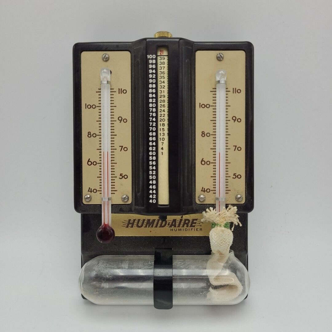 Vintage Taylor Instrument Humidiguide Stewart Model 5534 Hygrometer 1969