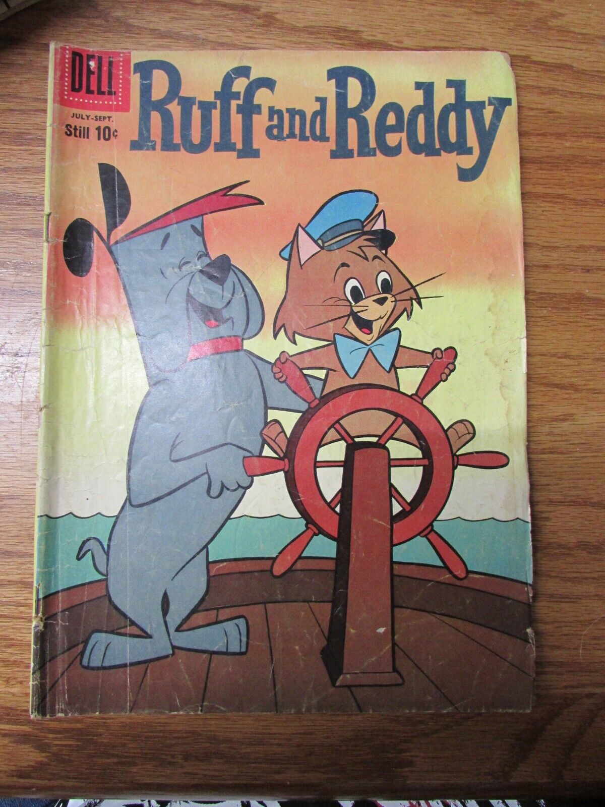Vintage Dell Comics Ruff and Reddy No 6 July September 1960 Comic Book