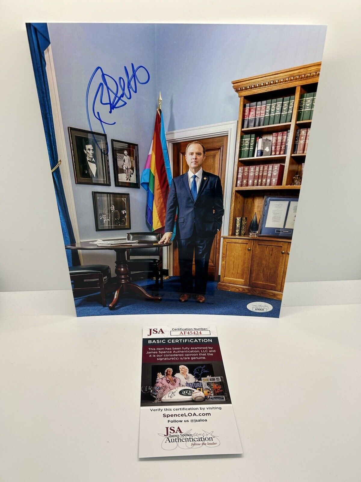 Adam Schiff Signed 8x10 Photo California Congressman JSA COA Autographed