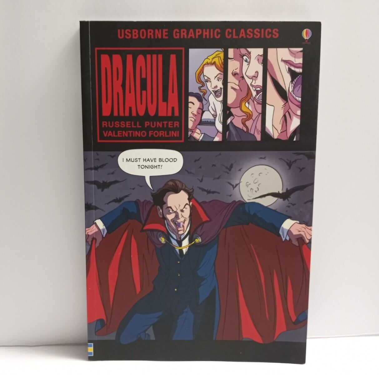 Dracula, Usborne Graphic Classics, Comic Book Graphic Novel, Pre-owned