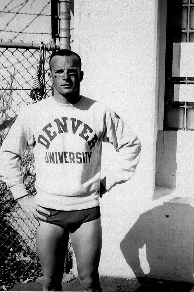 1950s Denver University Football jock gay man\'s collection 4x6
