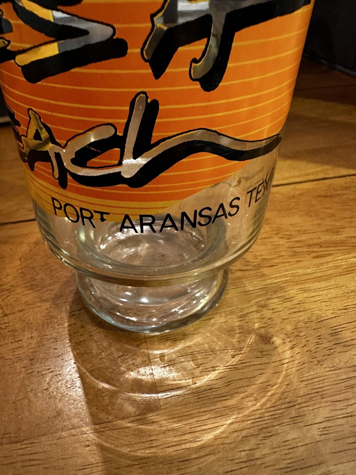 Life’s A Beach Souvenir Glass From Port Arkansas Texas