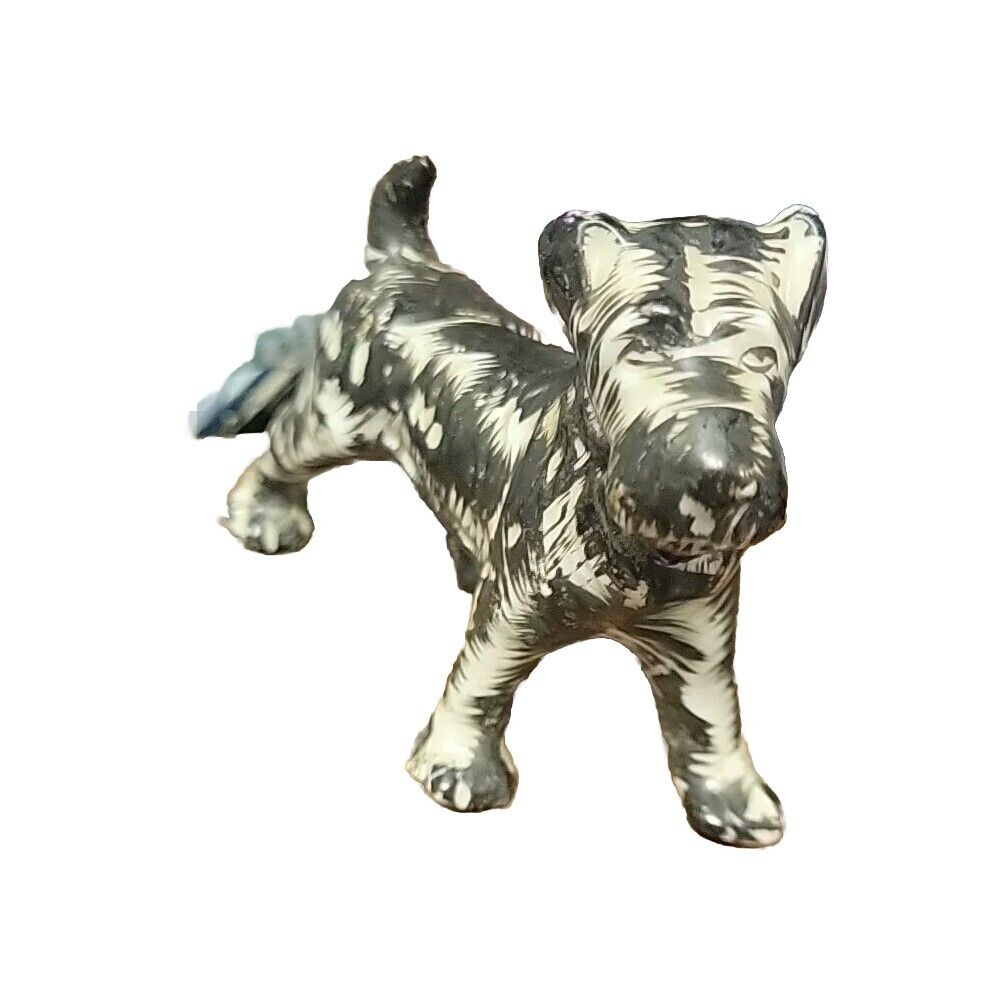 Vintage 1960s Mini Snauzer Hand painted Dog Made In Japan