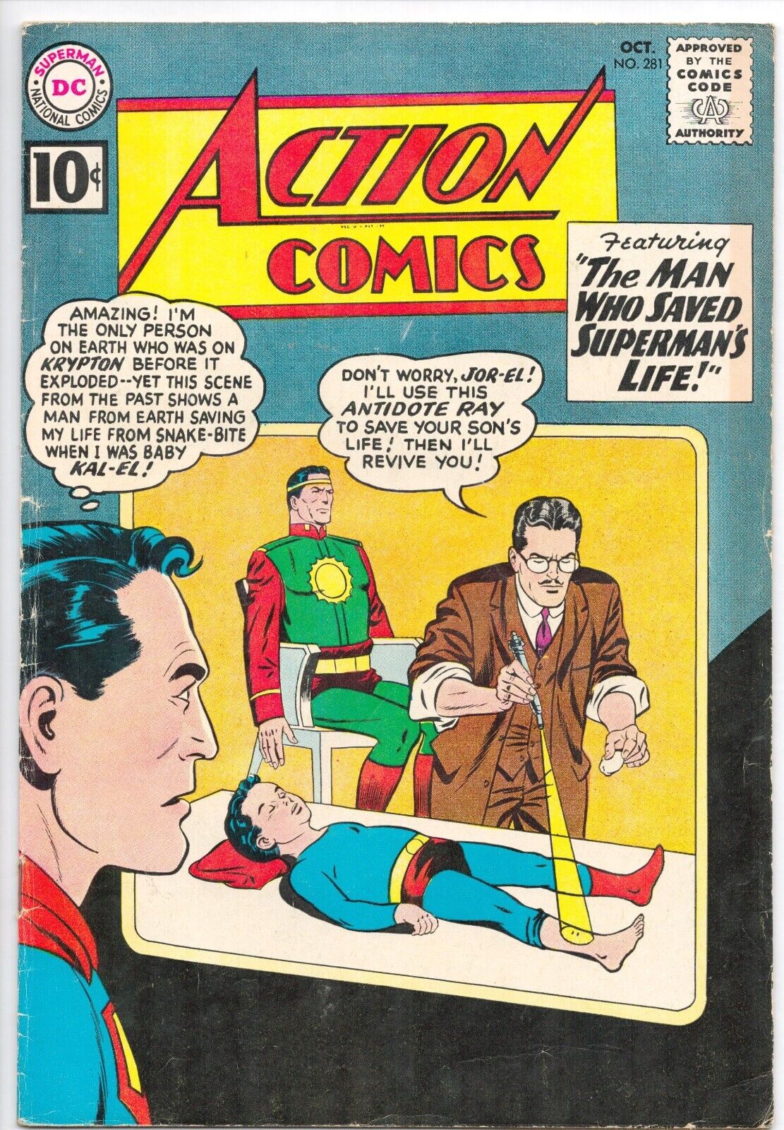 Action Comics 281, 1961. DC. Grade: 3.5