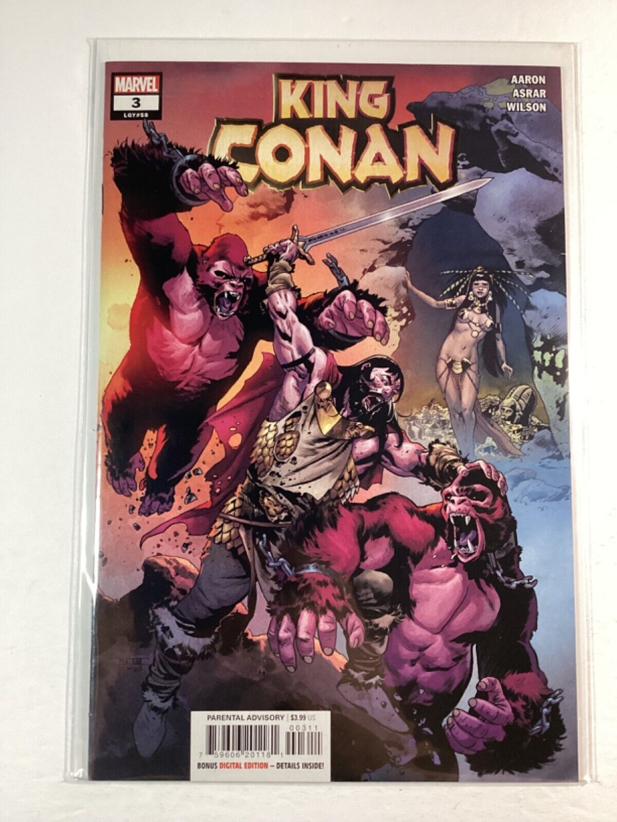 KING CONAN (2021 MARVEL) #3A NM/MT 9.8🟢💲CGC READY💲🟢🔥CONTROVERSIAL ISSUE🔥