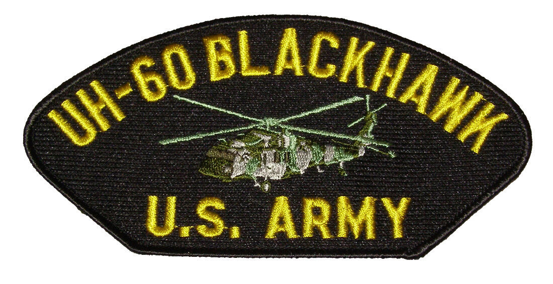 UH-60 Blackhawk U.S. Army Helocopter Patch - Veteran Owned Business