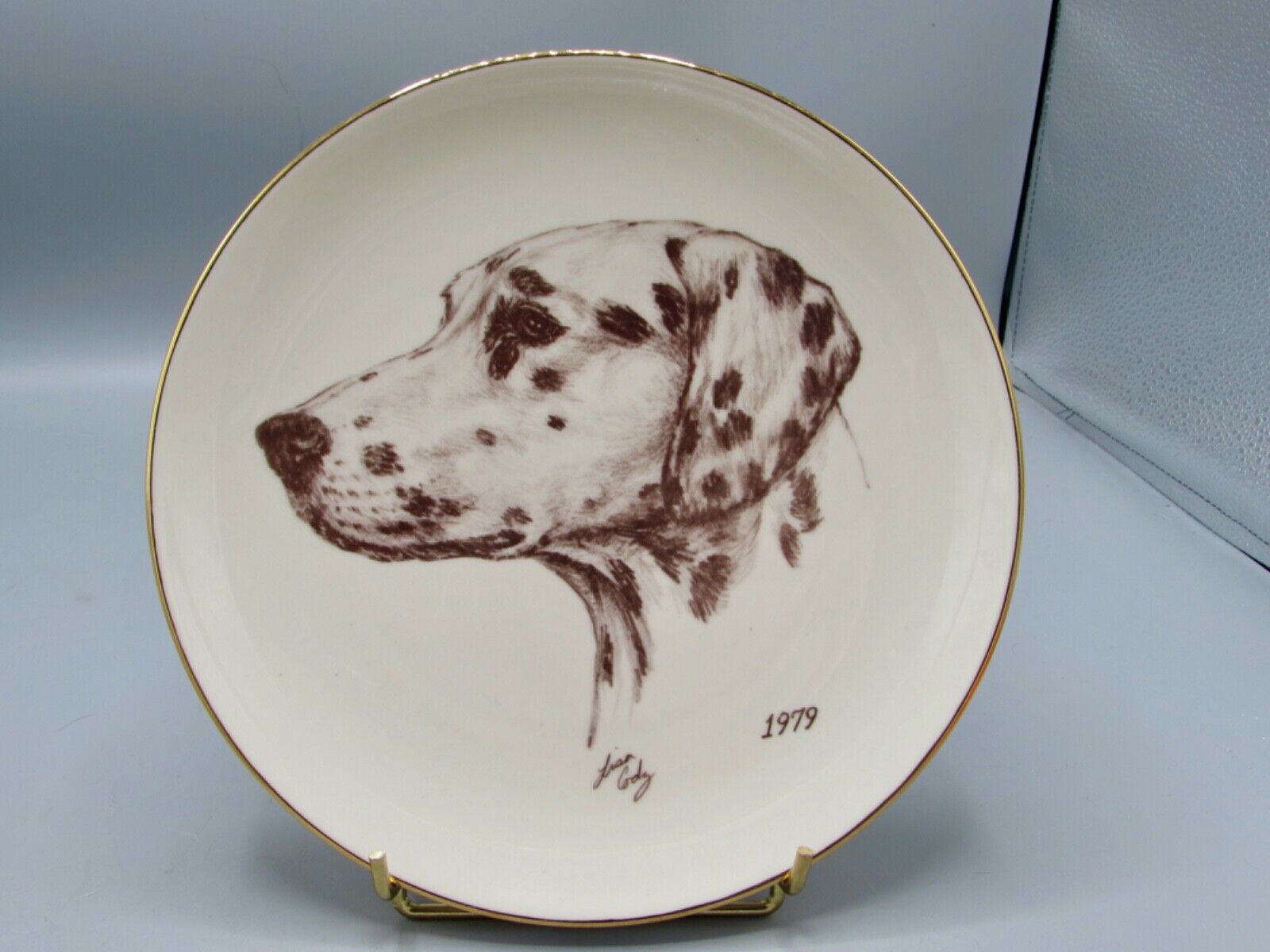 Vintage Dalmatian Decorator Plates Laurelwood 8