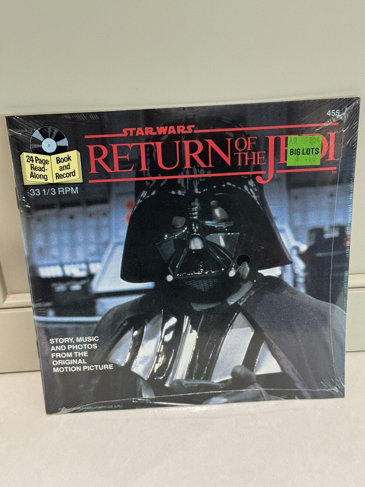 Star Wars Return of the Jedi Read-Along Book & Record Sealed NEW From 1983 Rare