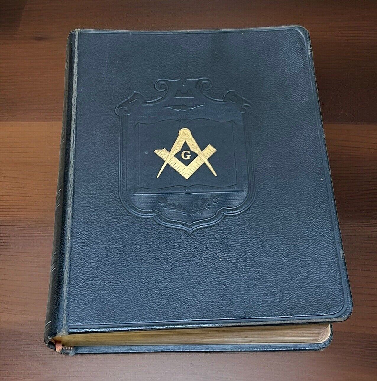 Masonic HOLY BIBLE Holman Edition 1937 Reference Dictionary Index Freemason RARE