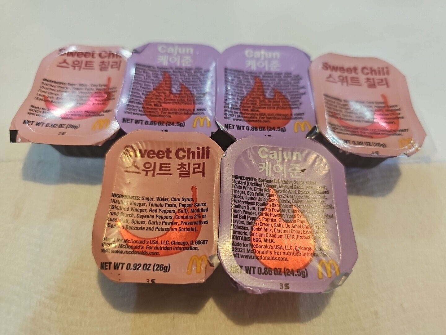Limited Edition McDonald\'s BTS Cajun and Sweet Chili Sauce (Sealed)