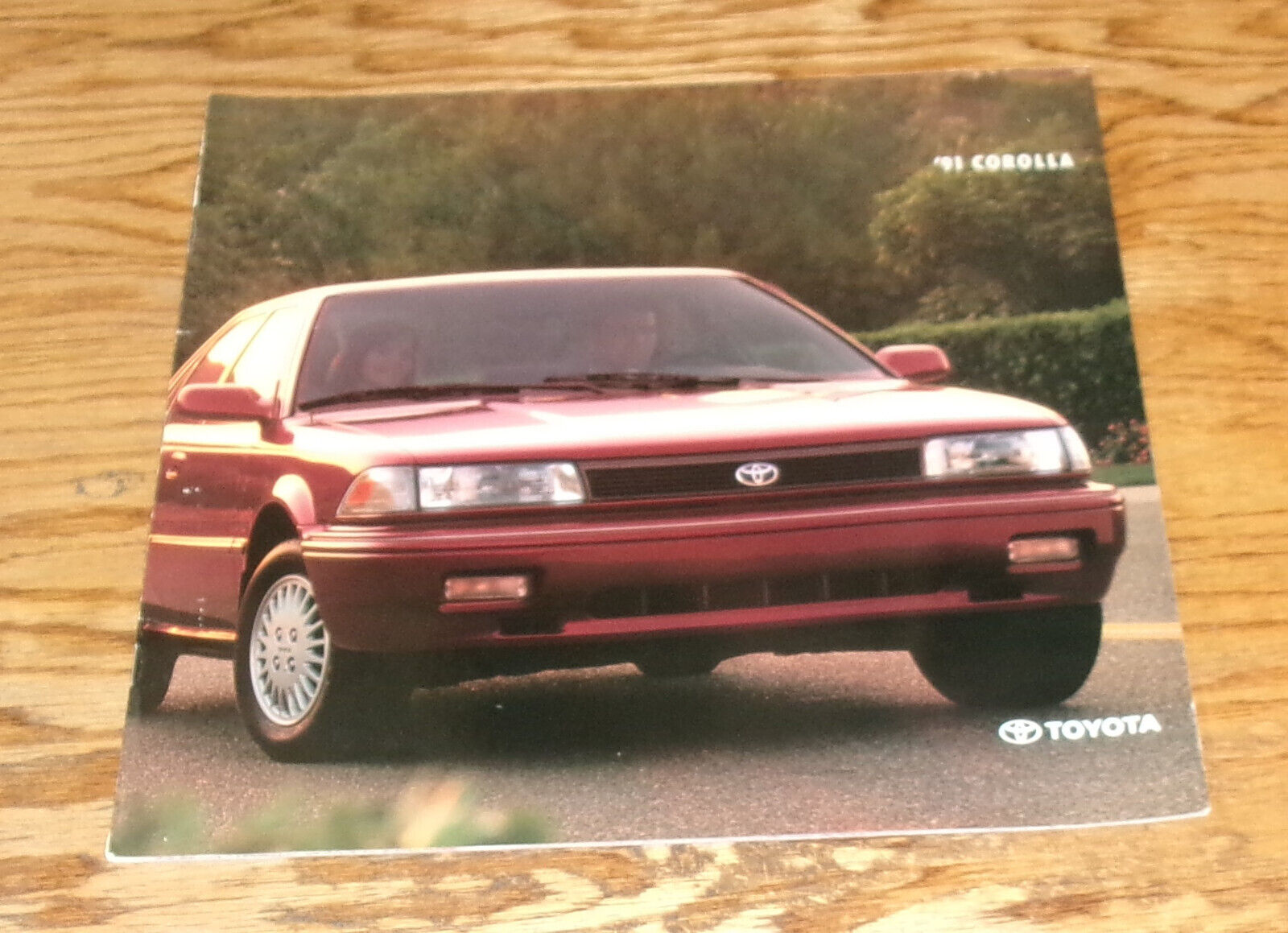 Original 1991 Toyota Corolla Deluxe Sales Brochure 91 GT-S SR5 All Trac LE