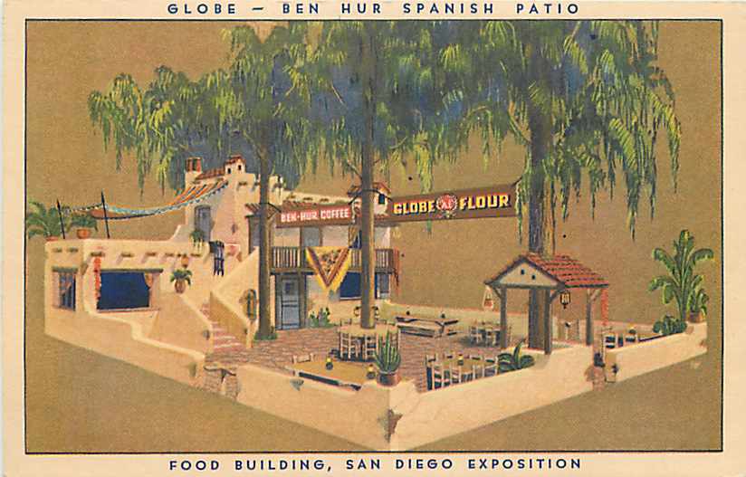 San Diego Expo, Globe Flour Advertising, Ben Hur Spanish Patior