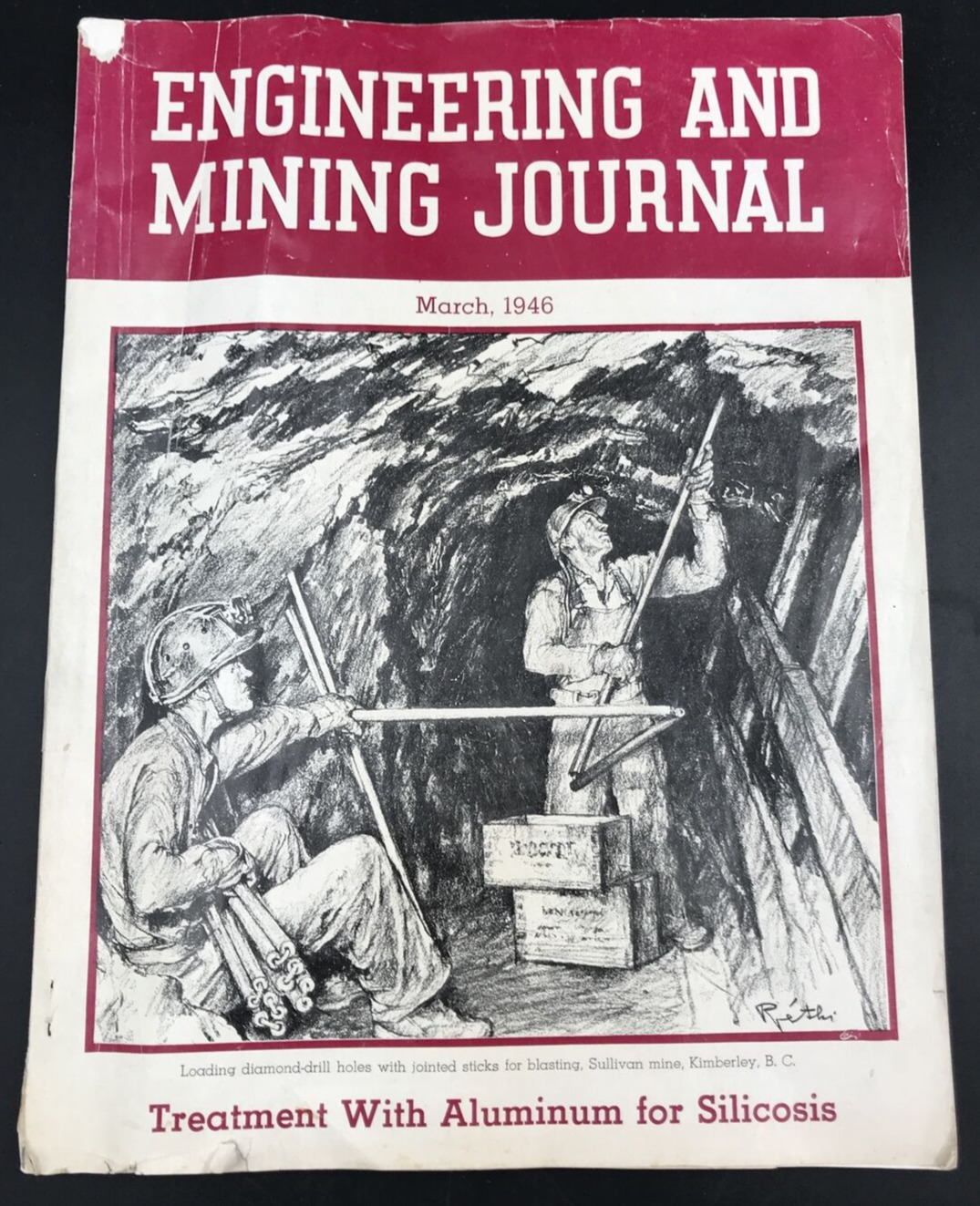 March 1946 Engineering & Mine Journal -- Treatment With Aluminum for Silicosis