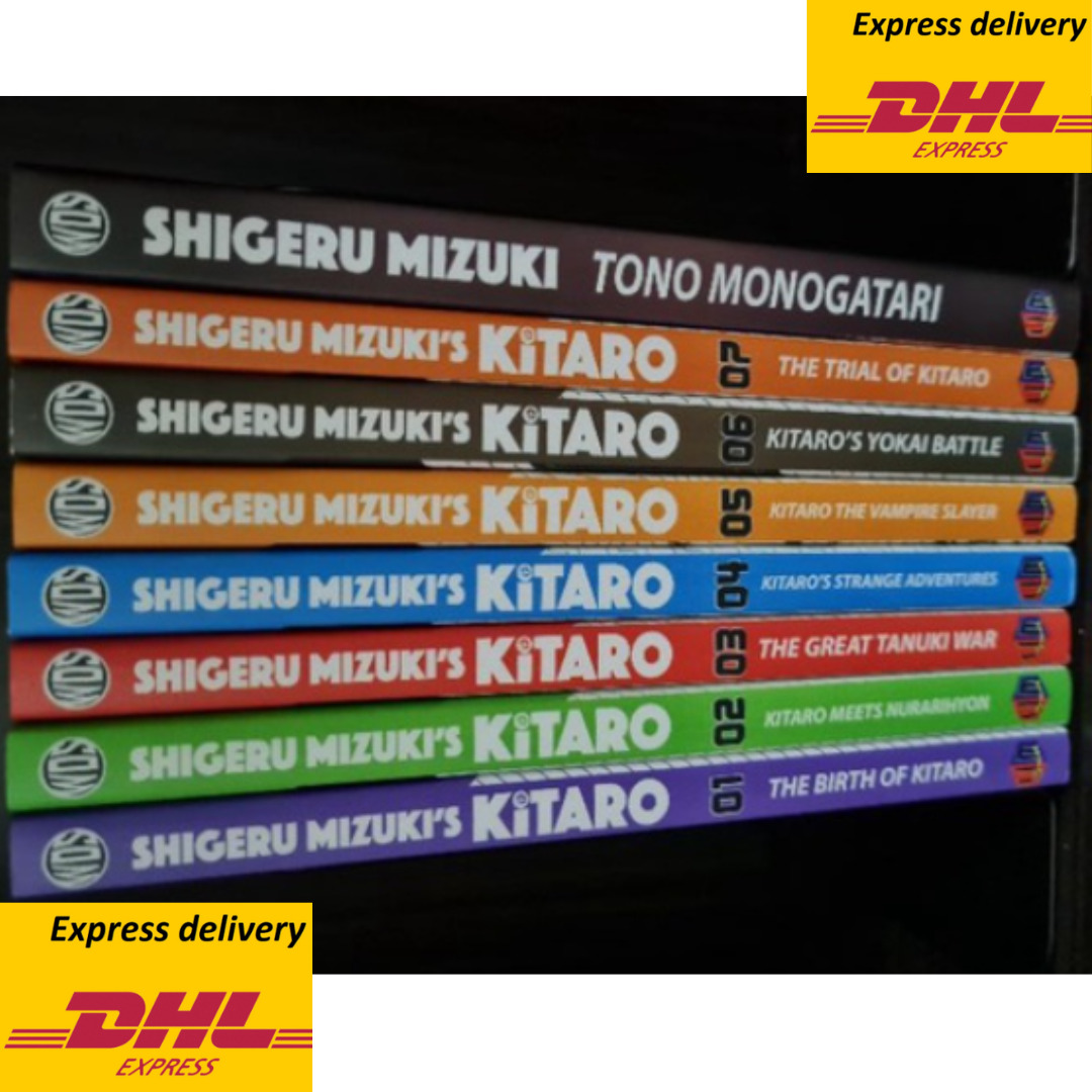 New Shigeru Mizuki\'s Kitaro Vol. 1-7 + Another Story Comic English Version -DHL