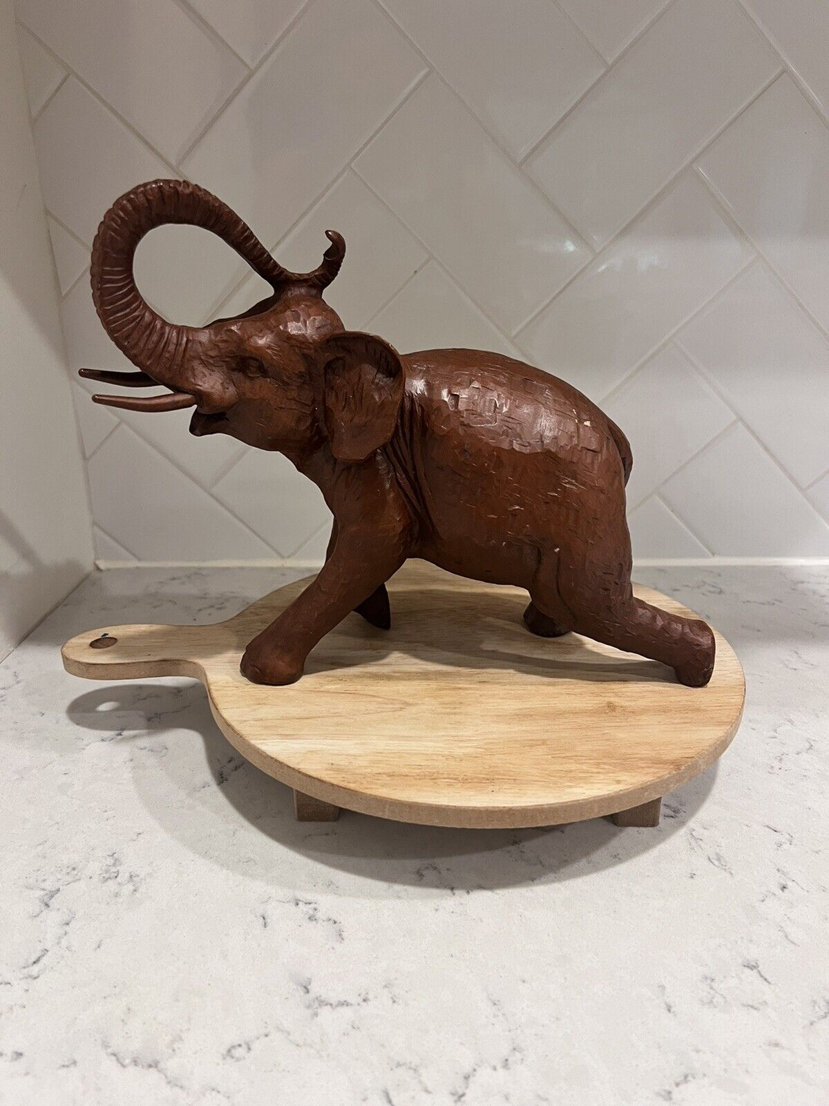 Red Mill Mfg Elephant Figurine Vintage 8