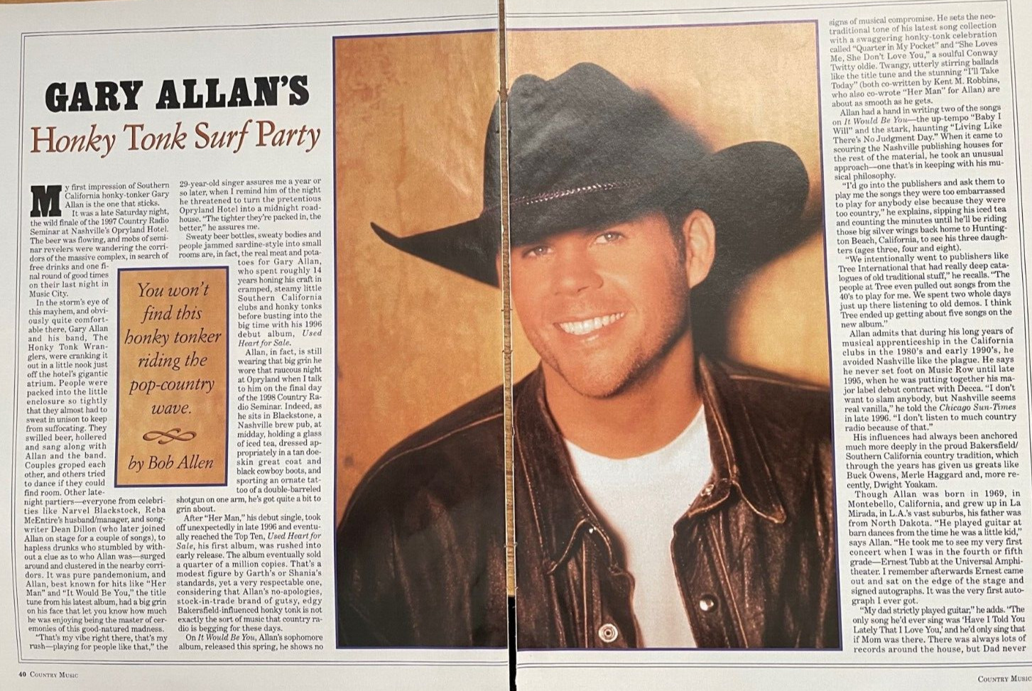 1999 Country Singer Gary Allan