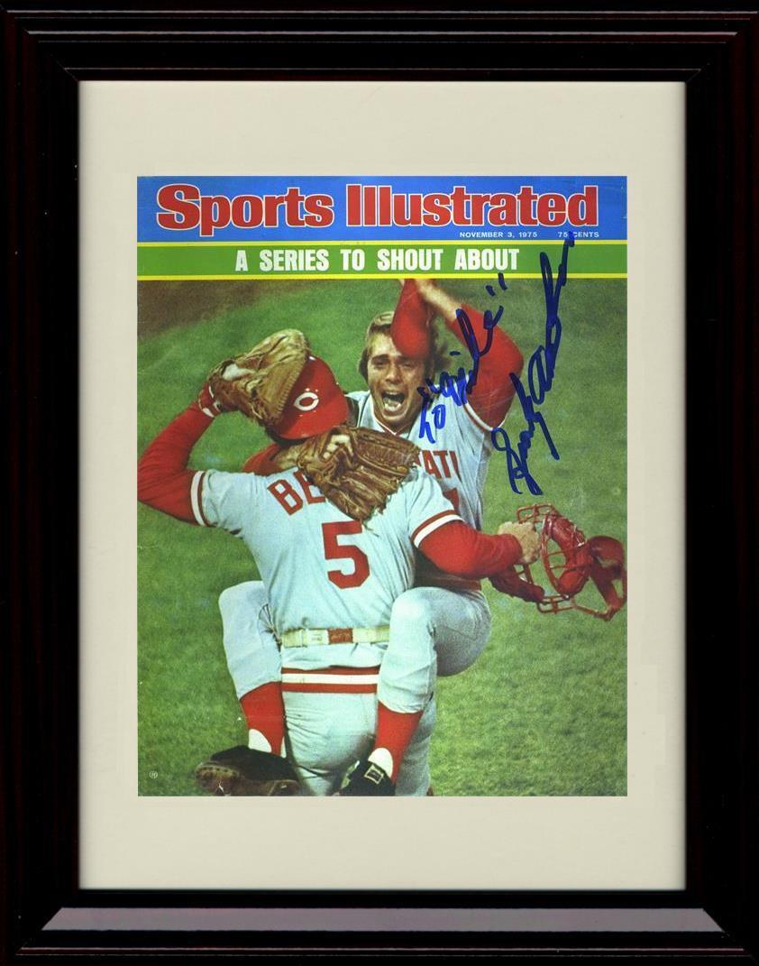 Gallery Framed Sparky Anderson - 75 World Series - Cincinnati Reds Autograph