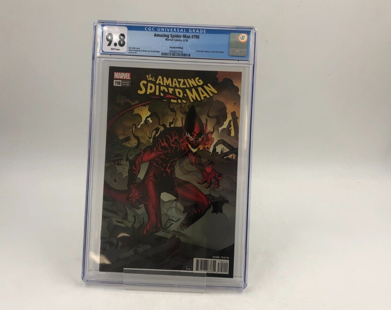 Amazing Spider-Man #798 CGC 9.8 2nd Print 1st Norman Osborn Red Goblin