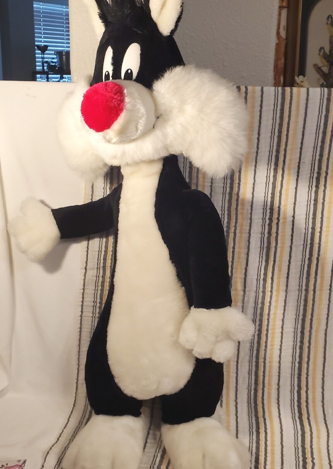 1993 Sylvester The Cat Plush Warner Bros Special Effects 24K Co. 26\