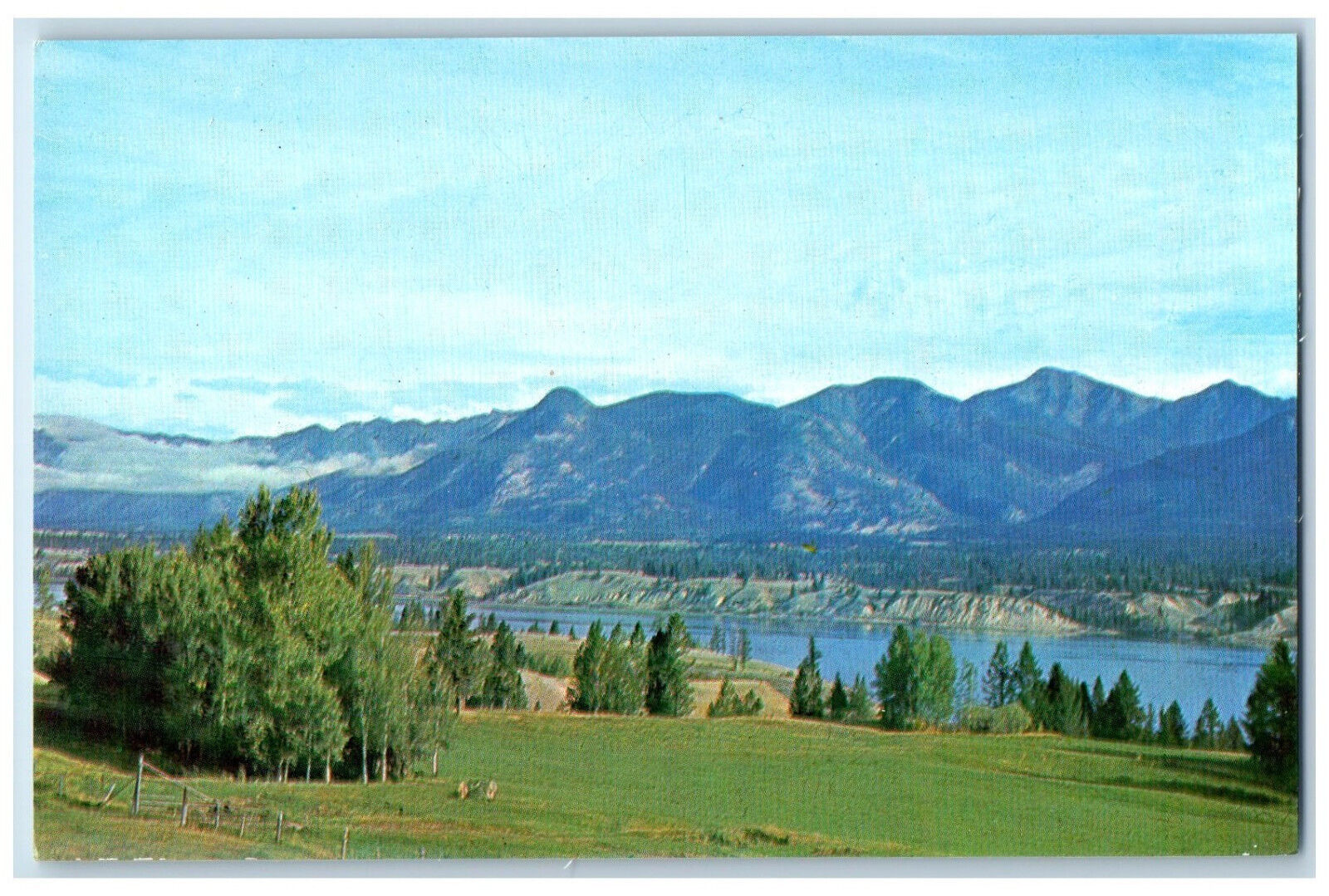 c1950's Ideal Family Resort Lake Windermere British Columbia Canada Postcard