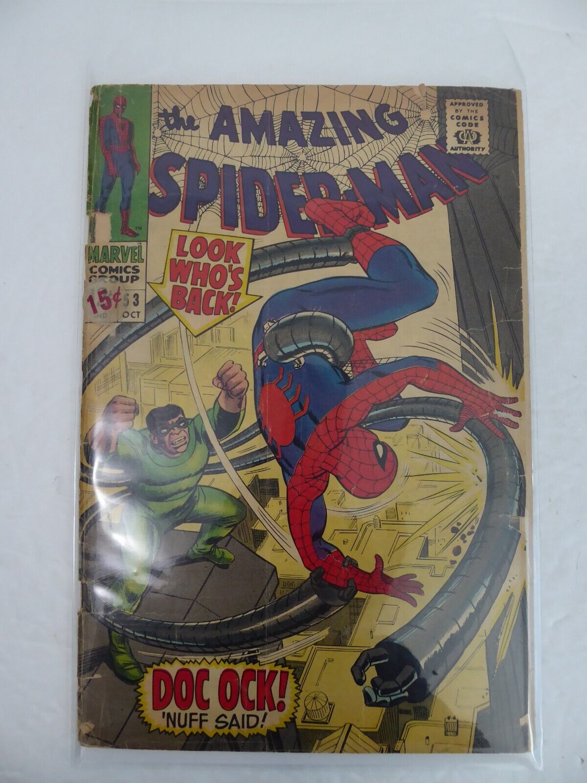 Amazing Spider-Man #53 Doctor Octopus Peter & Gwen Stacy's 1st Date 1967