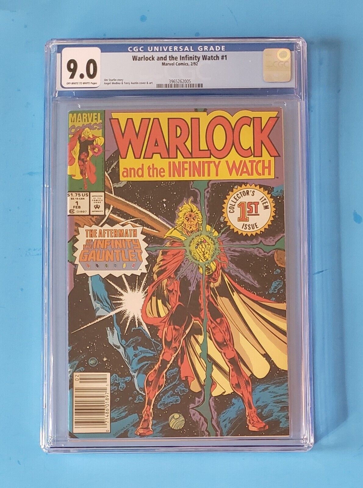 Warlock and the Infinity Watch #1 Graded CGC 9.0 - 1992 Marvel Comics